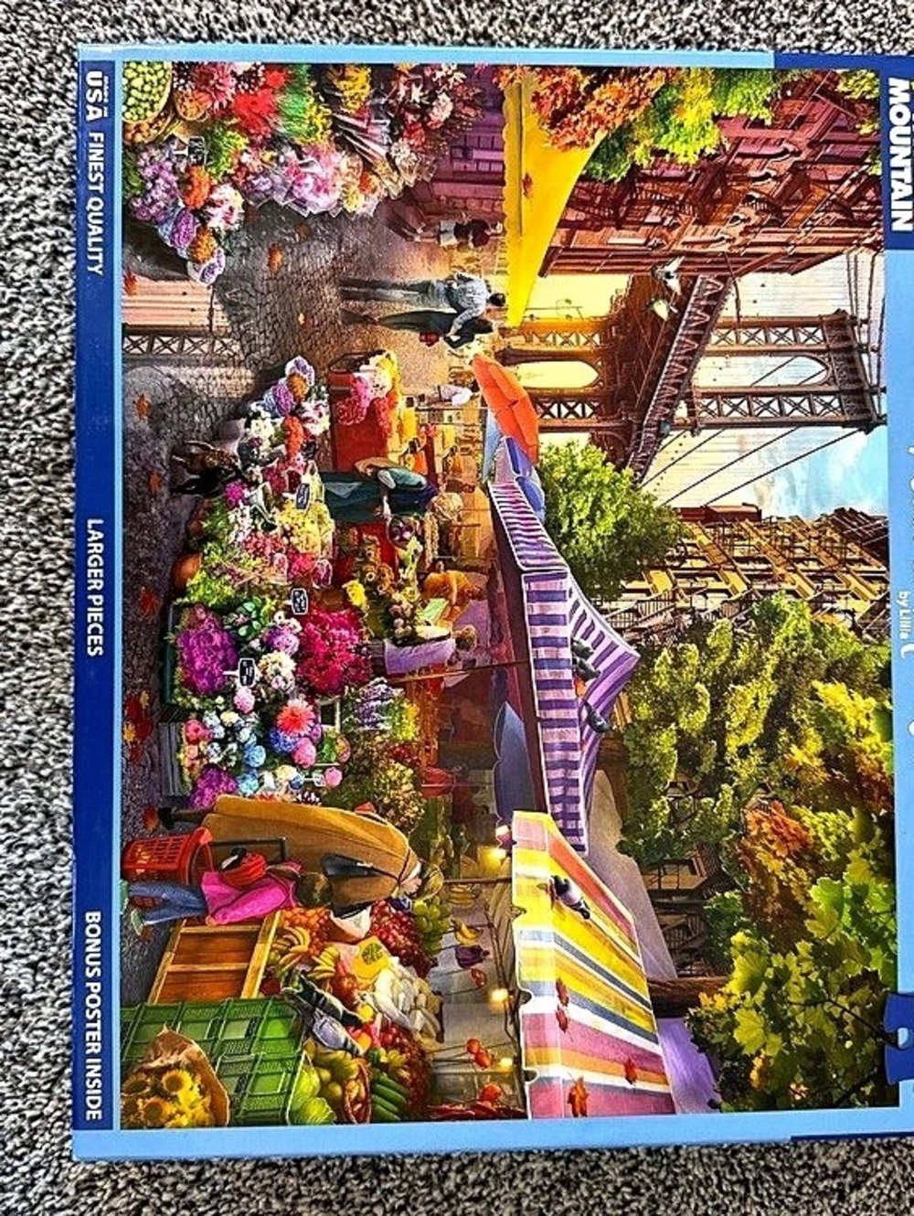 Ravensburger Flower Market 1000-Piece Puzzle